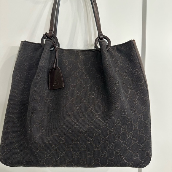Gucci  Brown GG Canvas Tote Bag - Picture 3 of 11